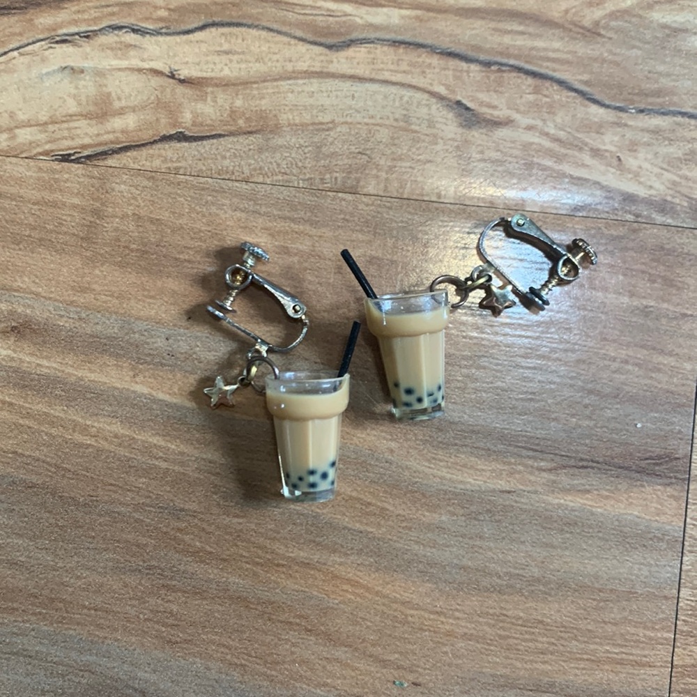 Boba Clip-on Earings